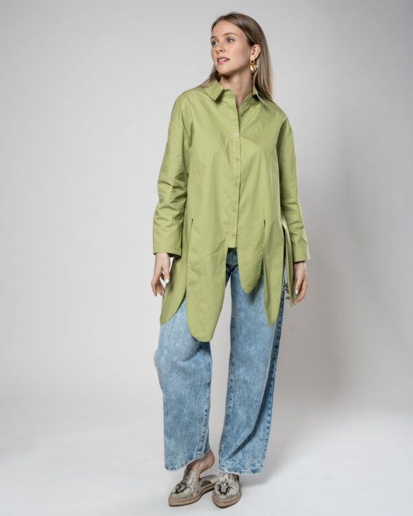 31551 - CAMISA VERDE TIRAS - Image 2