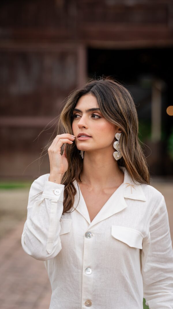 Jumpsuit de Lino Marfil by Diosa del Rio - Image 3